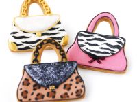 Designer handbag cookies